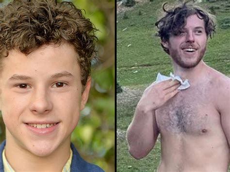 nolan gould shirtless|Modern Family son Nolan Gould, 22, goes shirtless as。